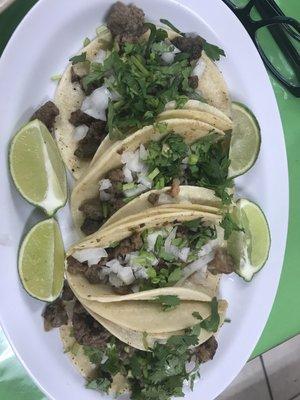 Carne asada tacos