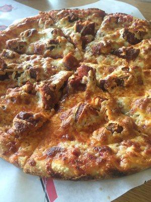 Buffalo chicken pizza