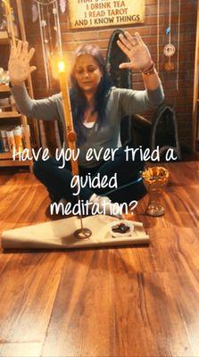 Contact me for guided meditation services Zoom, Phone and In Person