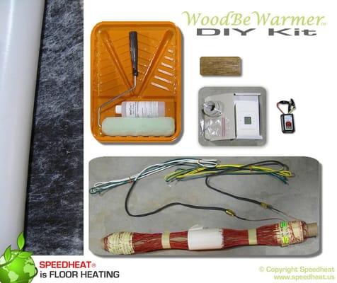 WoodBeWarmer under hardwood heaters