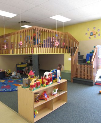 Play area in the toddler room