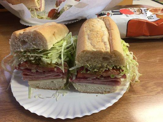 Massive Italian sub...delicious!