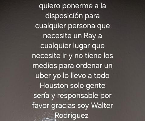 Walter service