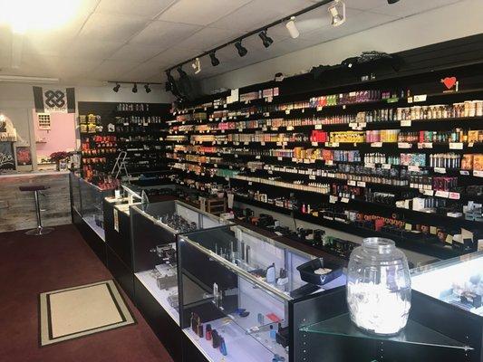 We have a wide selection and are constantly adding new e-liquids to our shelves!