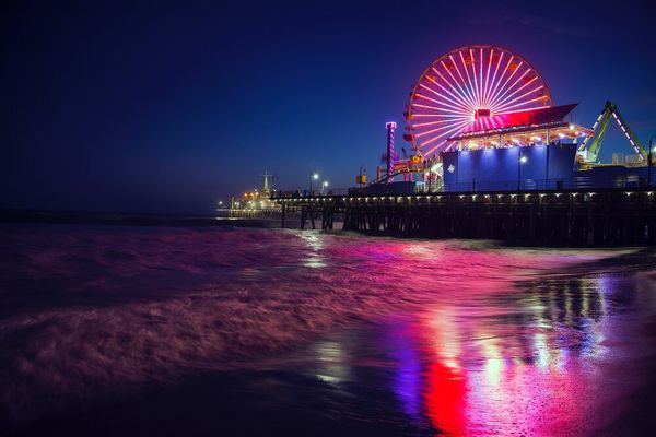 Santa Monica Pier night visit