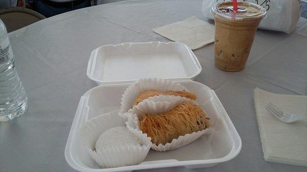 Pastries and frappe!!!!!!