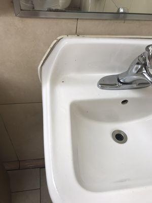 Broken sink