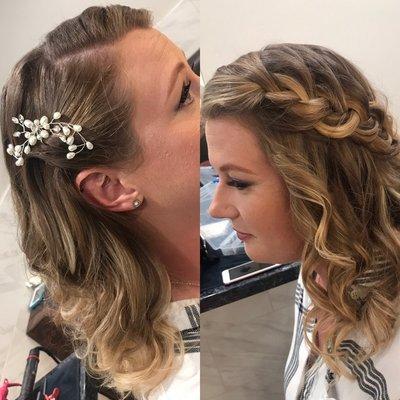 Happy bridal hair style