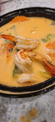 Panang shrimp curry