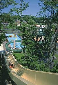 Two exciting waterslides at Carousel Park Water & Fun Park.