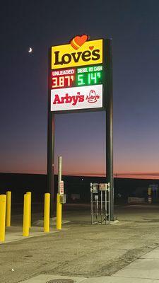 Sign near the Road  10-19-2023