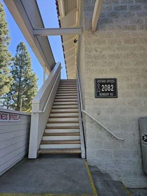 Staircase to Newbury Park CPR.  2082 Newbury Road #14 Newbury Park, CA 91320