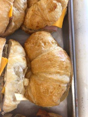 Ham cheese croissant