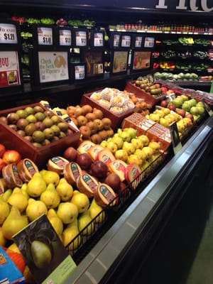 Pears for days!!! Love the new pear and cheese display in produce!