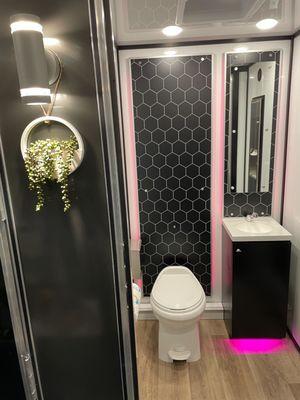 4 Stall Sundeck Restroom Interior