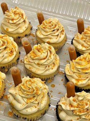 Salted Caramel Hennessy Cupcakes