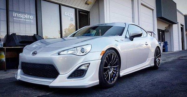 FRS with full CWEST Japan aero kit and Wedssport Japan SA15R wheels