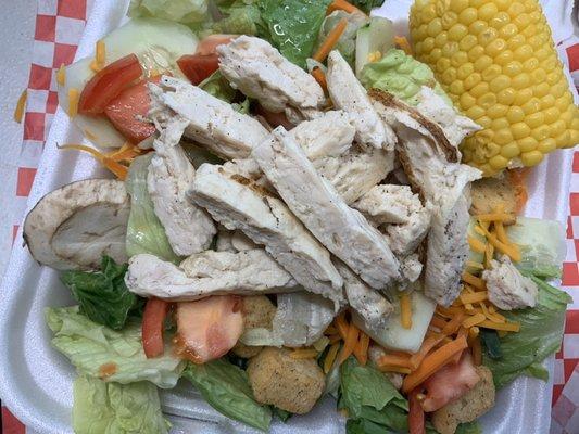 Grilled chicken salad