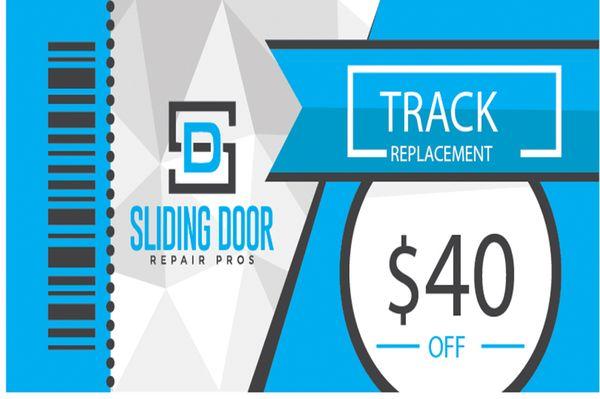 Voucher $40 OFF Track Replacement