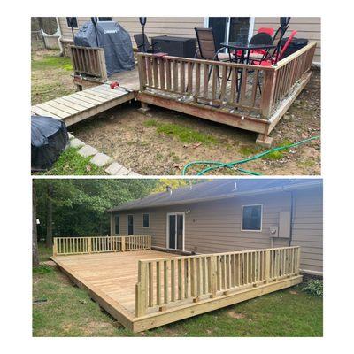 Large deck