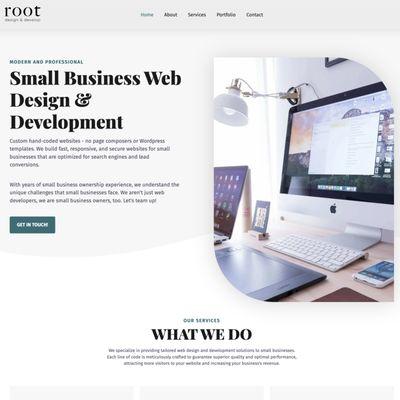 We build fast, responsive, modern websites!