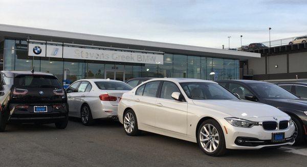 BMW dealership on Stevens Creek Blvd. Santa Clara, San Jose, California. autorow.org