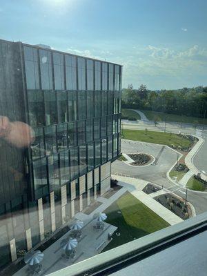 Looking over towards the cancer center.