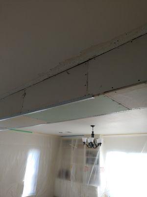 Water damage repairs