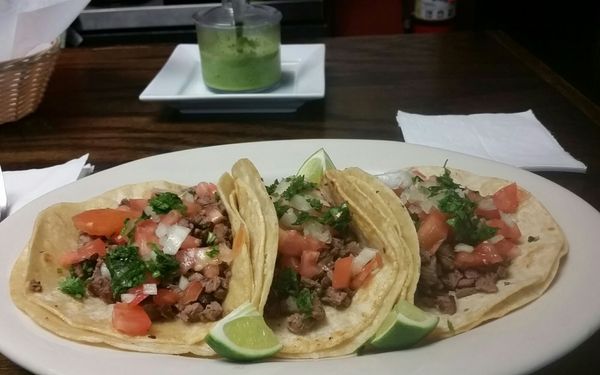 3 beef tacos