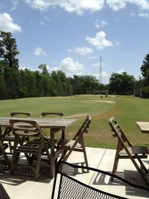 Putting green and pitching area