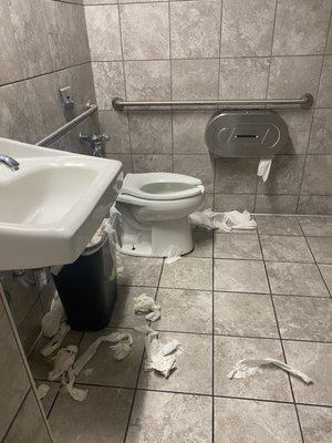 Disgusting restroom