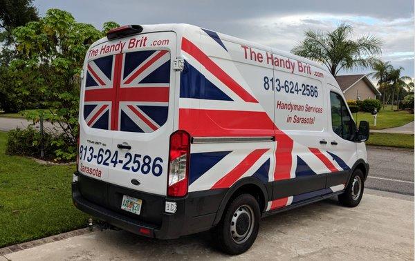 The Handy Brit Van, Handyman in Sarasota, Handymen in Bradenton