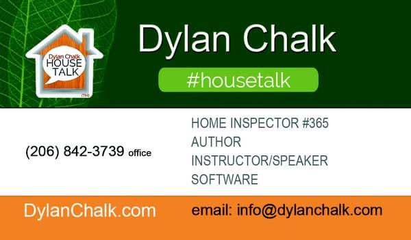 Dylan Chalk Home Inspector, Author, Instructor/speaker, software