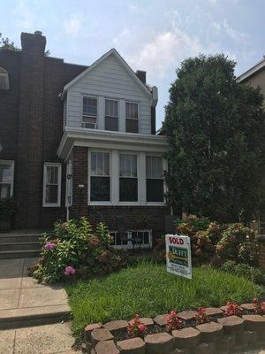 Sold in lovely Roxborough near the Pierogie Kitchen and Dalessandros, going to miss open houses here!