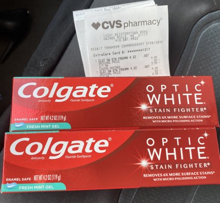 Free Colgate Toothpaste