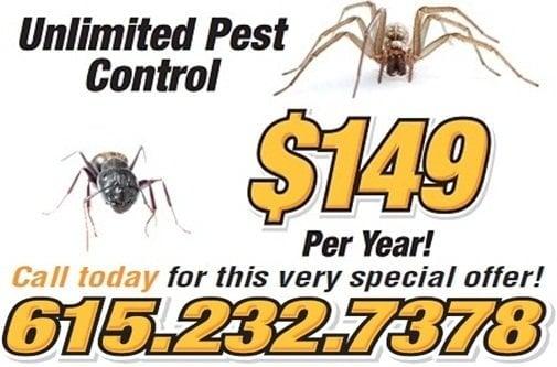 Pest Control $149 A Year!