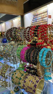 Bracelets and bangles in every color of choice! Stunning !