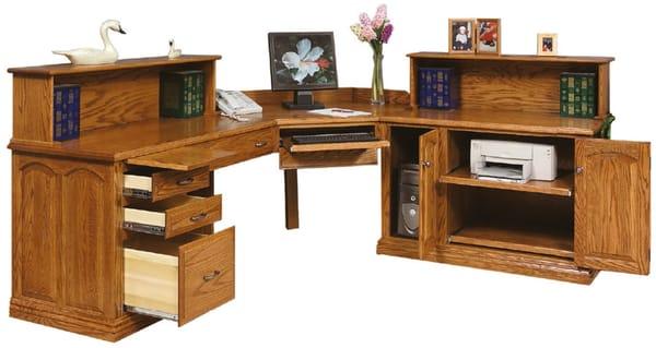 L-Shaped Executive Desk