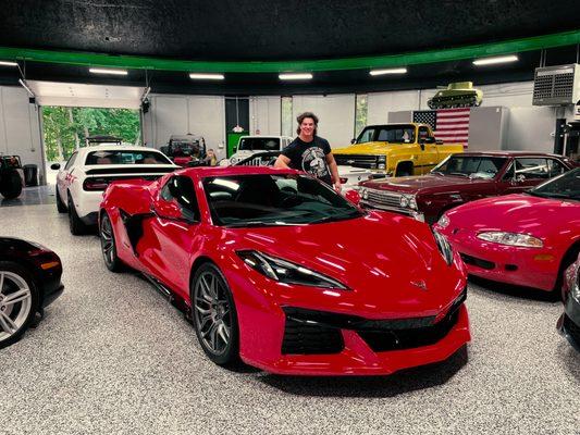 Revived the beauty in every detail on this 2023 Chevrolet Corvette Z06 which was fully detailed and lifetime ceramic coated.