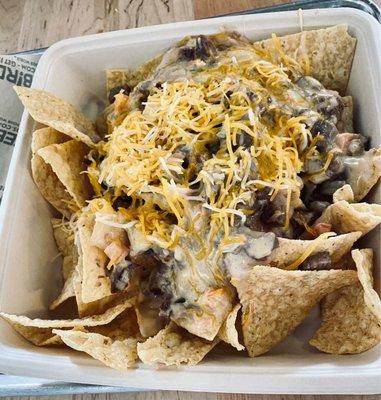 Beef & Bean Nachos