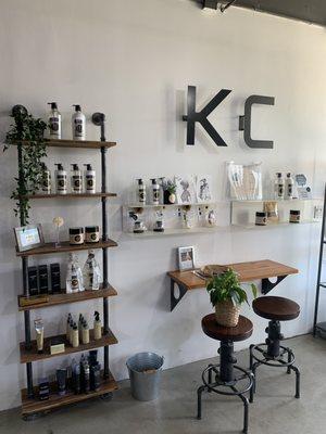 lovely inside and KC hair product