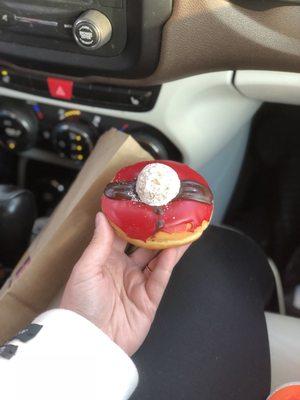 Santa donut oh yea