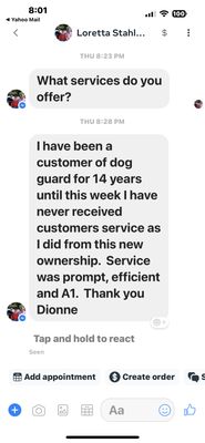 We love to serve our customers!