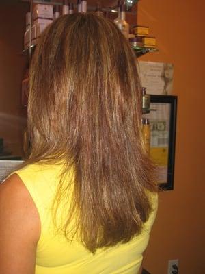 AFTER Brazilian Blow-out