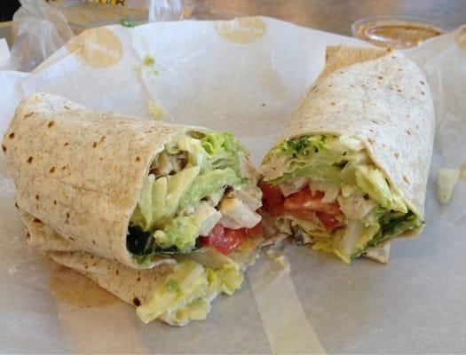 Napa Chicken with Avocado wrap