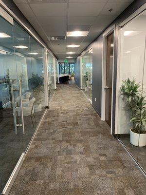 100,000 sq ft complete renovation for Charge Back 911 Company 5th and 6th floor at Harbor Side Building, Clearwater Florida