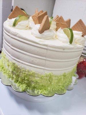 Key lime cake!