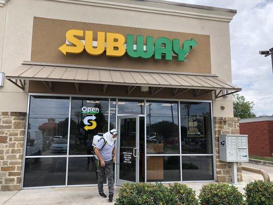 https://www.sanitizingmasters.com Sanitizing Subway Restaurant in San Antonio