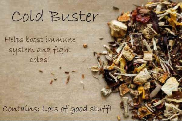 Cold buster herbal tea... one of our most popular!