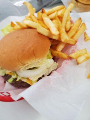 Cheeseburger and Fries